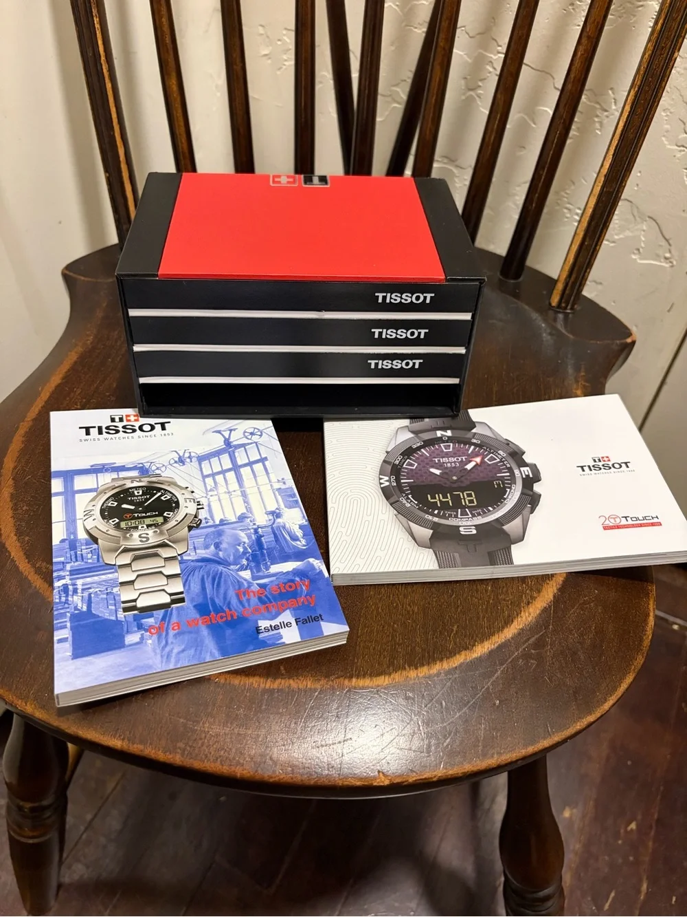 Original Tissot Swiss Watch Box Complete with Booklets and paperwork